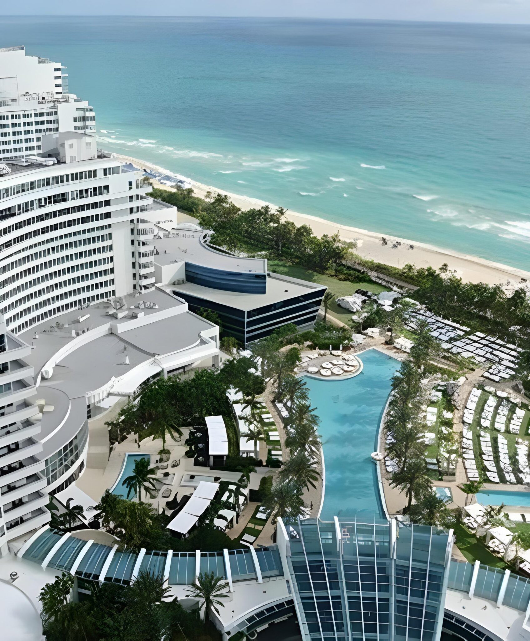 Óceánparti híres épületben lakás-hotelek, Miami Beach